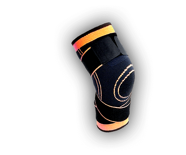KneeHero compression sleeve shown in the official product materials